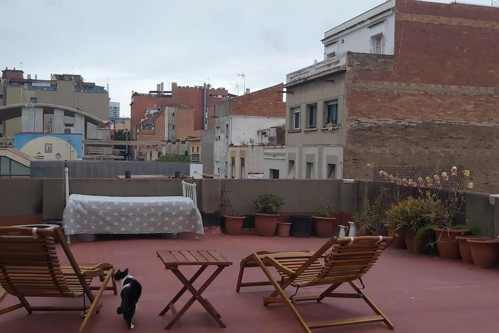Privatunterkunft Small In Sants With Huge Terrace Barcelona