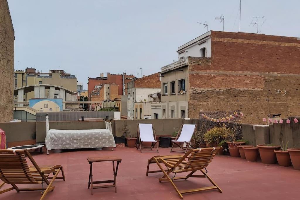 Privatunterkunft Small In Sants With Huge Terrace