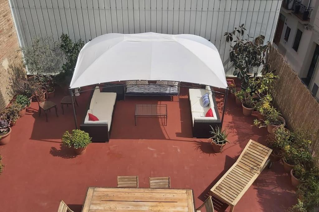 Privat overnatting Small In Sants With Huge Terrace *